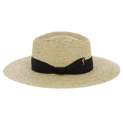 Traveller Wide Brim Cusco Natural Straw - Fléchet Reference: 8240 | Traclet Hat Shop