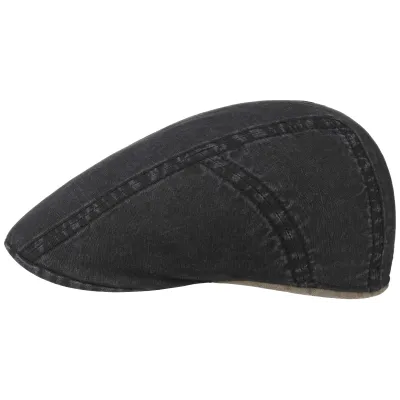 Misawa duck bill cap - black Stetson cap Reference: 8244 | Traclet Hat Shop