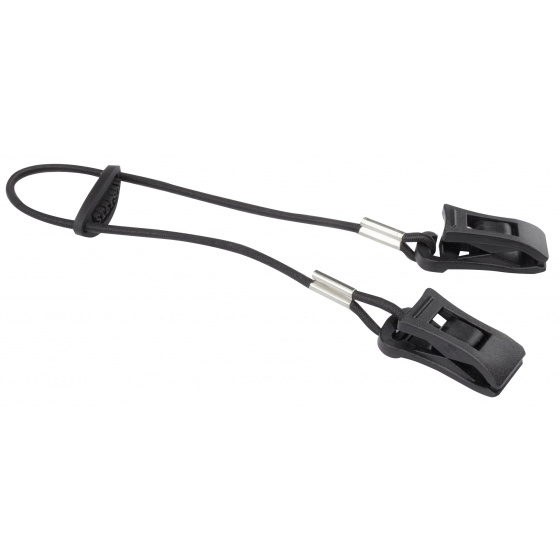 Cap and Hat Clip Cord Wind Protection for Outdoor - Black
