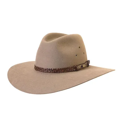 Riverina Fur Felt Hat Bran - Akubra - fur felt hat purchase Reference: 8248 | Traclet Hat Shop