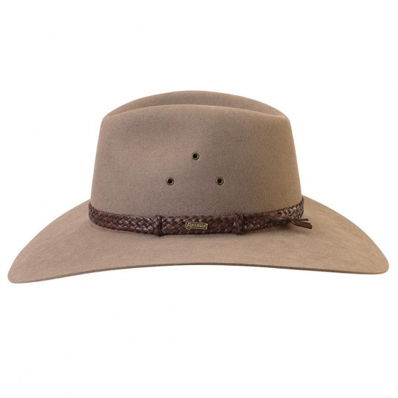 Riverina Fur Felt Hat Bran - Akubra Riverina Fur Felt Hat Bran - Akubra