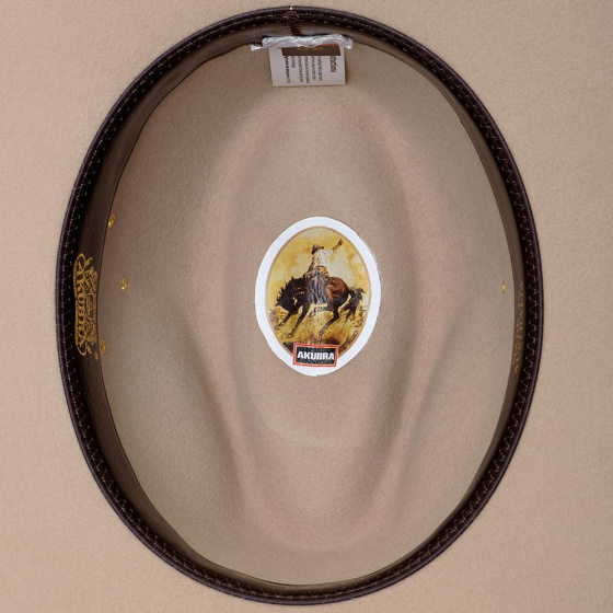 Akubra Riverina Fur Felt Hat Sand