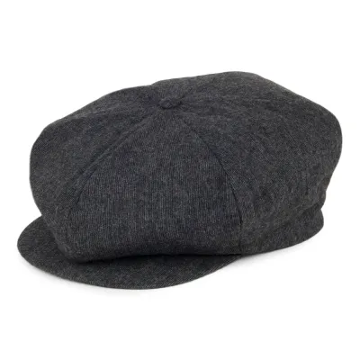 Casquette Plate Ollie Noire - Brixton Reference : 8093 | Chapellerie Traclet
