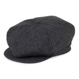 Black Ollie Flat Cap - Brixton