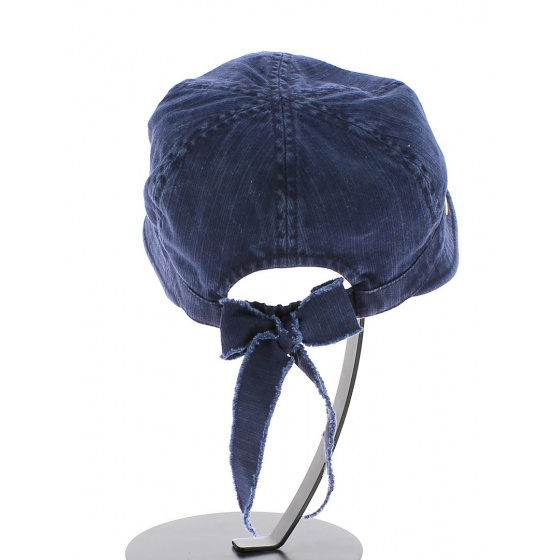 Casquette Angelina Anti-Uv Coton Marine - Mayser