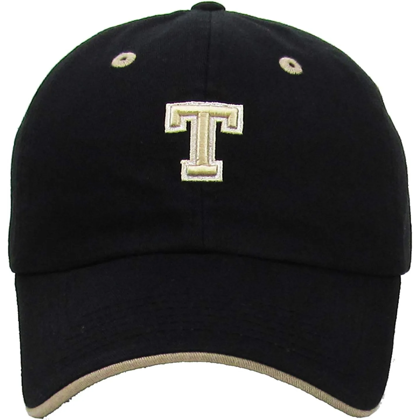 T Strapback Baseball Cap Cotton Black - Kbthos Reference: 8254 | Traclet Hat Shop