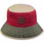 Hike Burgundy Cotton Bucket Hat - Barts