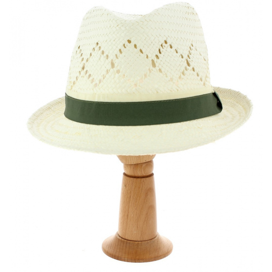 TRILBY Hat (green ribbon)
