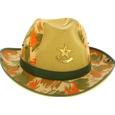 chapeau shérif enfant crambes brown Reference : 8269 | Chapellerie Traclet