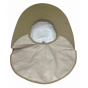 Beige High Protection Neck Cover Hat - Soway