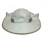 Beige High Protection Neck Cover Hat - Soway