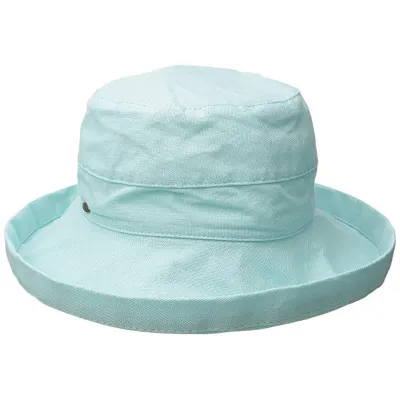 Lanikai Turquoise Blue Sun Hat - Scala Reference: 4694 | Traclet Hat Shop