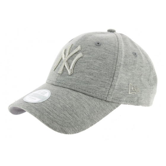Women's Essential Jersey Grey Strapback Cap - New Era