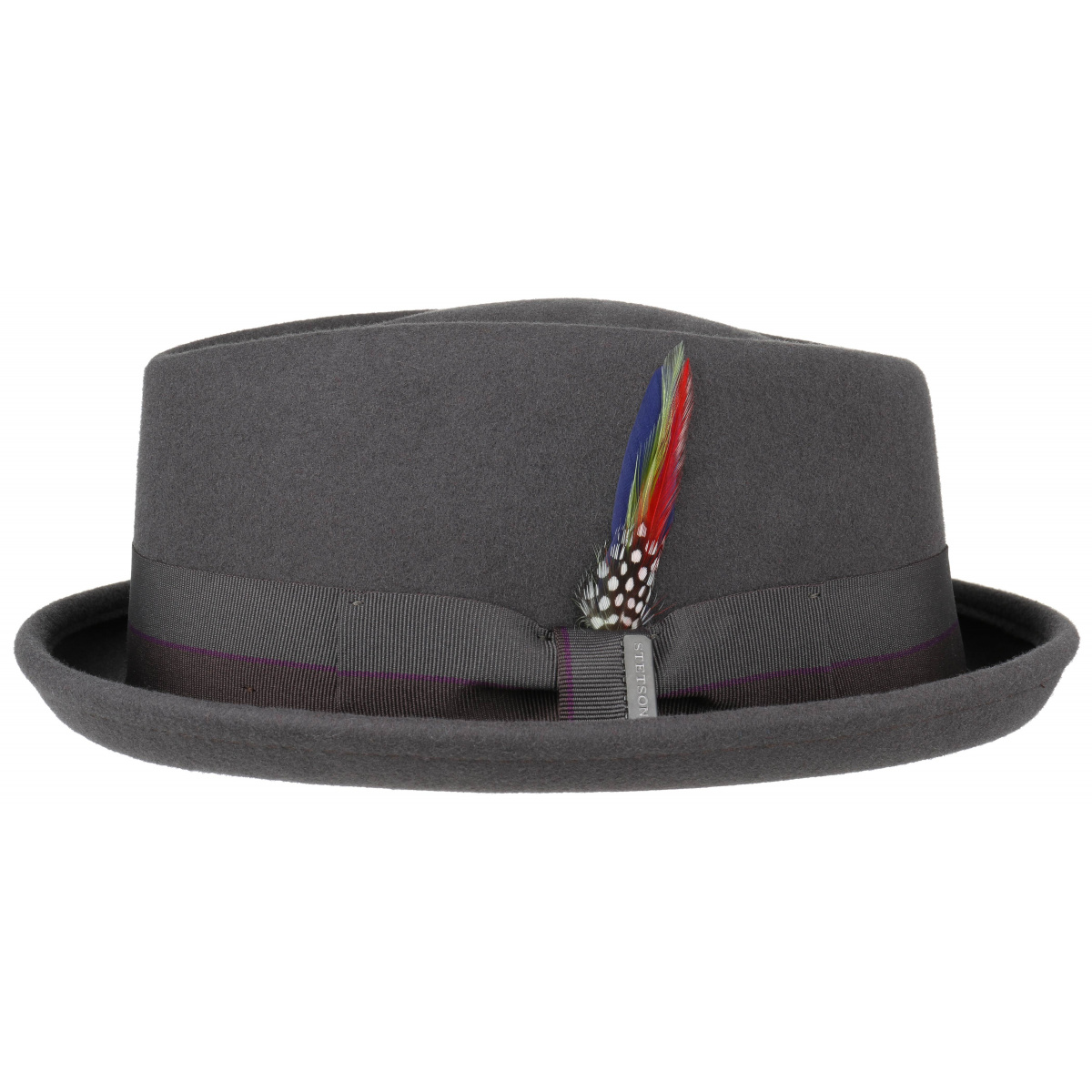 STETSON GREY DIAMOND PORKPIE Hat 