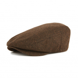 Brown Barrel Flat Cap - Brixton