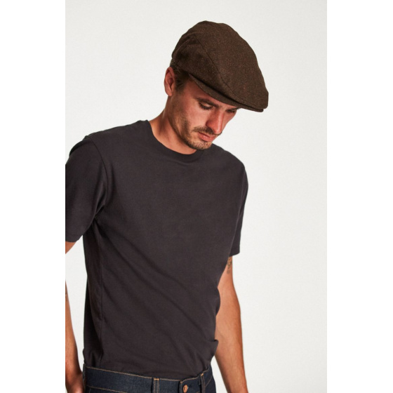 Brown Barrel Flat Cap - Brixton
