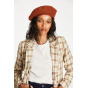 Audrey Felt Wool Rust Beret- Brixton
