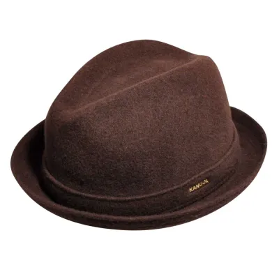 Brown Wool Player Hat - Kangol Reference: 429 | Traclet Hat Shop