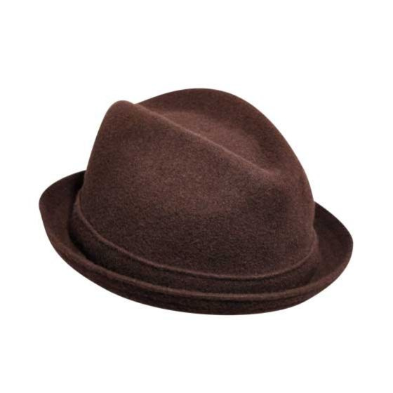 Brown Wool Player Hat - Kangol Brown Wool Player Hat - Kangol
