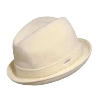 Chapeau Wool player Blanc - kangol Reference : 4130 | Chapellerie Traclet