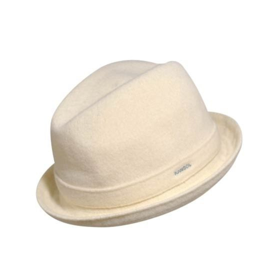 White Wool Player Hat - Kangol