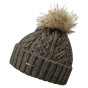 Brown Lanette Pompon Hat- Stetson