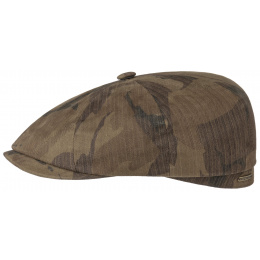 Hatteras Waxed Camouflage Cap - STETSON