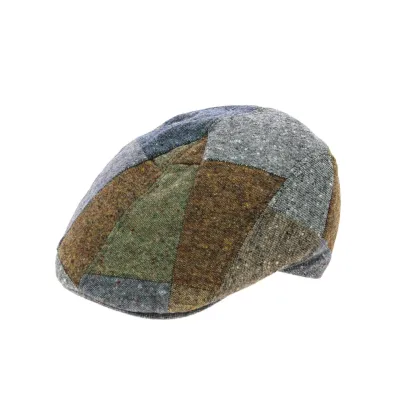 Casquette plate Orléans patchwork hiver