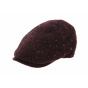 Burgundy Heathered Chartres Cap - Traclet