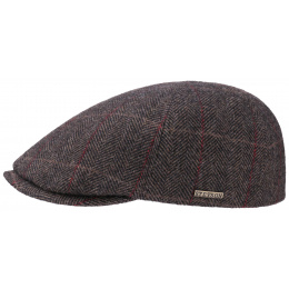 Casquette Plate BrownWood Laine - Stetson