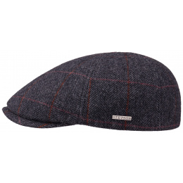 Stetson Stockton Flat Cap Anthracite Wool