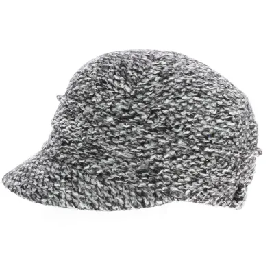 Casquette Gavroche Walk Chinée Noire- Traclet Reference : 4053 | Chapellerie Traclet