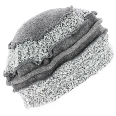 Gray Edline Toque - Traclet - buy newsboy cap Reference: 3467 | Traclet Hat Shop