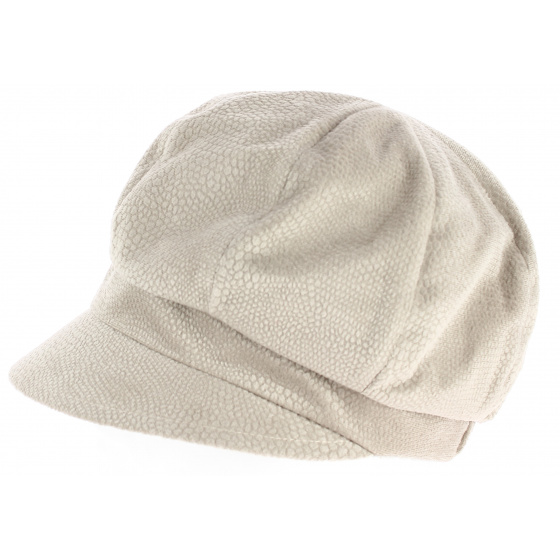 Beige Liseron Newsboy Cap - TRACLET