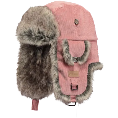 Chapka Rib Bomber Rose -BARTS Reference : 2464 | Chapellerie Traclet