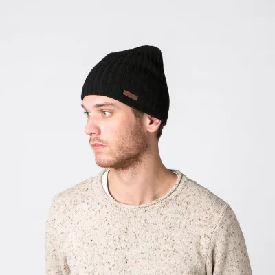 Haakon Wool Short Beanie Black - Barts