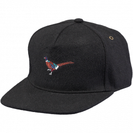 Pheasant Black Flat Visor Cap - Barts