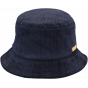 Blue Marietta Velvet Bucket Hat - Barts