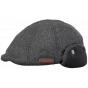 Tobyas Grey Ear Flap Cap - Barts