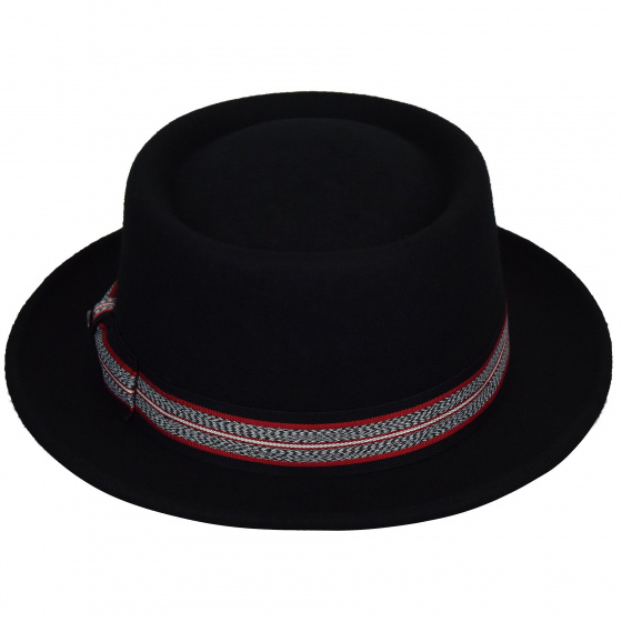 Chapeau Porkpie Klaxon Noir - Bailey Chapeau Porkpie Klaxon Noir - Bailey