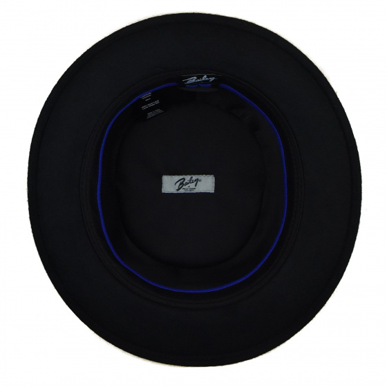 Klaxon Black Porkpie Hat - Bailey