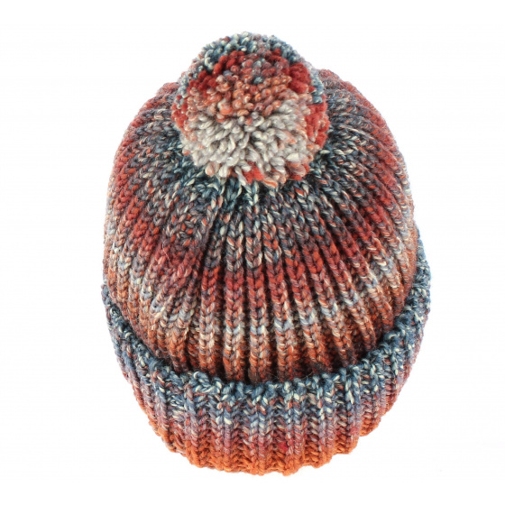Bonnet Agrume orange a Pompon  Bonnet Agrume orange a Pompon