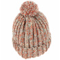Orange Pom Pom Beanie