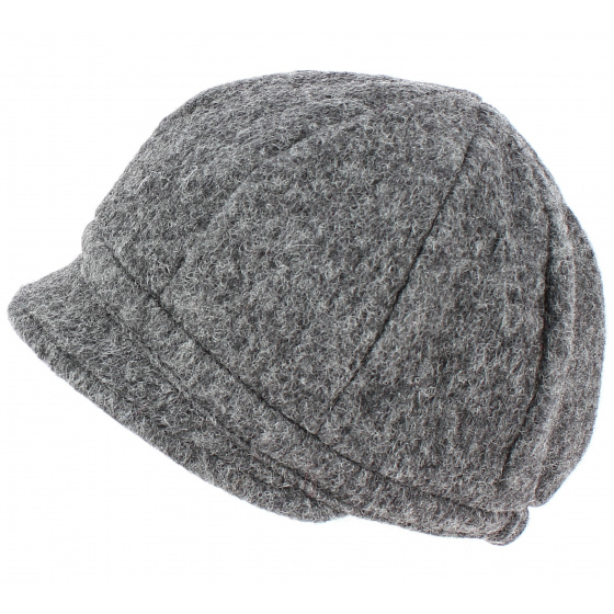 Casquette Neima Grise Laine Bouillie -Traclet Casquette Neima Grise Laine Bouillie -Traclet