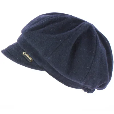 Newsboy Cap Nutmeg Navy Gore-Tex Traclet Reference: 1104 | Traclet Hat Shop