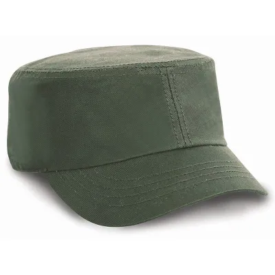 Olive Cotton Army Cap - Result Headwear Reference: 828 | Traclet Hat Shop