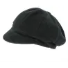 Fleece newsboy cap - black Reference: 4245 | Traclet Hatmakers