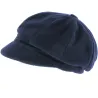 Navy Fleece Newsboy Cap Abby - TRACLET Reference: 204 | Traclet Hat Shop