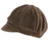 Brown Abby Fleece Newsboy Cap - TRACLET Reference: 694 | Traclet Hat Shop