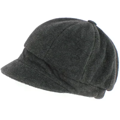 Casquette gavroche Abby polaire Anthracite - TRACLET Reference : 6623 | Chapellerie Traclet